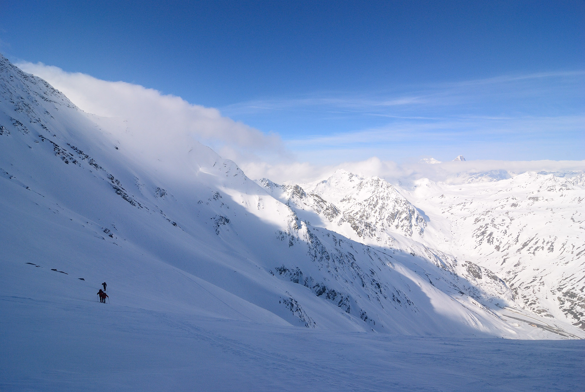 Day 4 of the haute route - Monastere du Grand St-Bernard to Cabane de ...